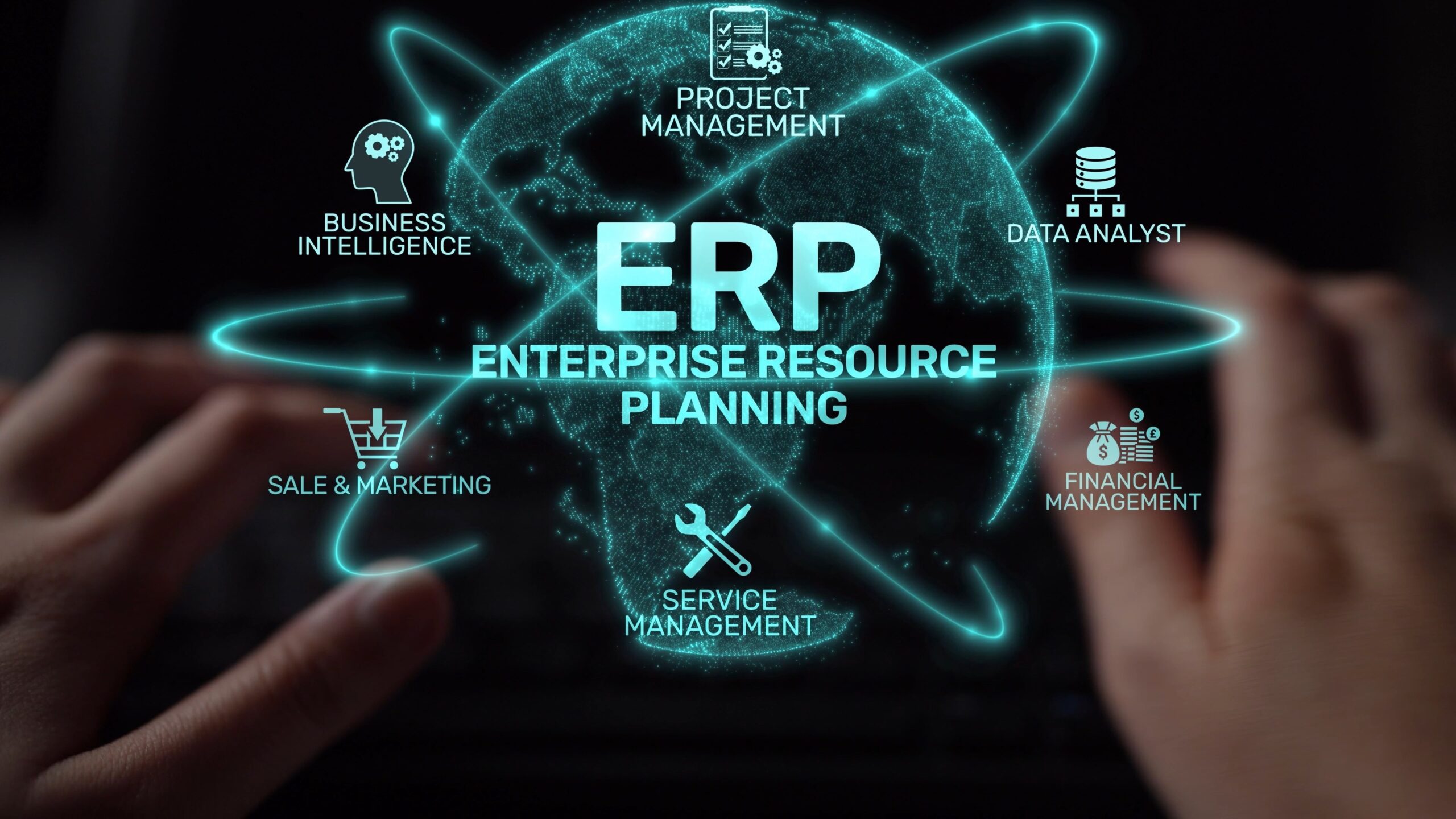 Wholesale ERP analytics dashboard showing inventory and sales performance
